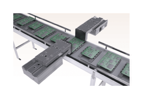 Stół przesuwny z elektrycznym napędem krokowym seria FLCR CKD - schemat